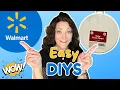 QUICK EASY Walmart DIY Crafts Using WOOD ROUNDS
