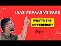 Cloud Services Types Day 4 IaaS vs PaaS vs SaaS Explained Cloud Computing