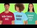 Bella Canvas 3001 vs Gildan 5000 vs Comfort Colors 1717 - Bestseller Comparison