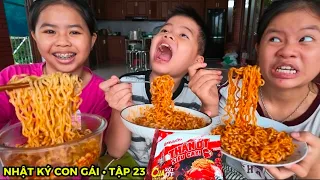 Nhật Ký Con Gái • Tập 23 • Cùng Ăn Mì Tôm Omachi Và Nấu Bữa Cơm Gia Đình Với Lộc TiVi 🥰