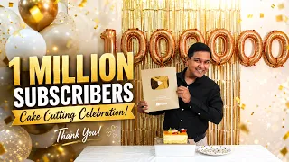Celebrating 1 Million Subscribers | Cake Cutting with Gratitude 🎂🏆
