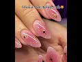 Celestial Pink Galaxy Nails