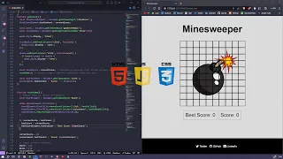 Minesweeper Game - HTML CSS JAVASCRIPT