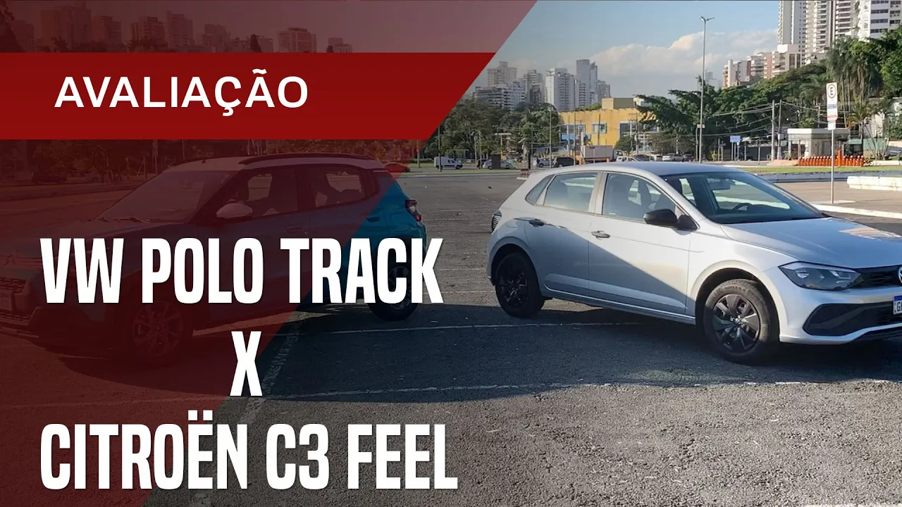 C3 x Polo Track: qual é a melhor opção no duelo entre "carros populares"