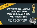 Don t Buy World Cup Tickets from StubHub