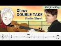 Download Lagu Dhruv - Double Take (Play Along Violin Sheet)