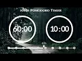 Download Lagu 60 Minute Pomodoro Timer🌧 Raining forest sound(비 ASMR)📚10-Hour Study ⏱Pomodoro 60/10, 60 min x9 sets