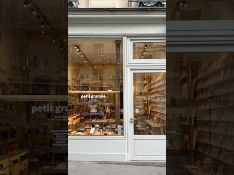 1er épisode de 1 jeudi/1 papeterie et cette semaine on va chez Petit Gramme à Paris 🖍️
