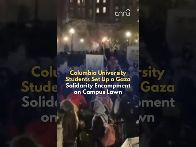 ⁣CU students organize Gaza Solidarity Encampment to call for divestment from entities.