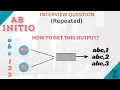 Capgemini Repeated Data Fusion question - Abinitio Interview Qs Solved