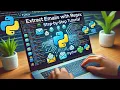 Extract Emails with Regex in Python Step-by-Step Tutorial