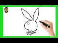 How To Draw Playboy Logo Easy step by step drawing