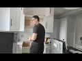 IKEA Kitchen Part 8 Microwave Kilsviken sink and back splash