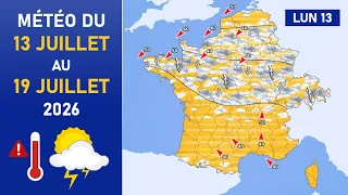 weather forecast for monday july 13 to sunday july 19 2026