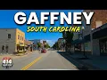 4K Driving Through Gaffney East Gaffney South Carolina Small-Town Upstate Drive