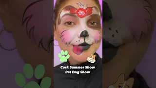 Puppy Face Paint for the Cork Summer Show Pet Dog Show