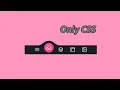 An Animated Tab bar using CSS and JavaScript Easy Coding 2021 Source code link