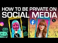 Setting up pseudonymous social media