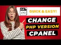 How To Change PHP Version In cPanel 2026 - FAST Easy