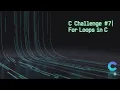 C Programming Challenge For Loops in C HackerRank Solution Explained