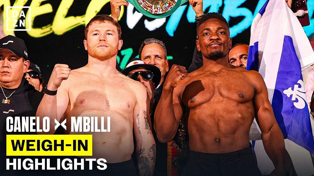 Canelo Alvarez vs. Christian Mbilli | Weigh-in Highlights