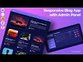 Responsive Blog with Admin Panel Tutorial - Full CRUD Blog App PHP MySQL Project