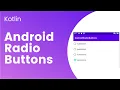 RadioGroup and Radio buttons in Android with example
