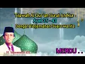 Download Lagu Tilawah Merdu, H. Muammar. ZA. Surat An Nur, Ayat 35 - 43 dengan Terjemahan suara wanita