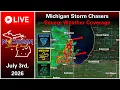 Michigan Severe Weather Coverage - July 3rd 2026