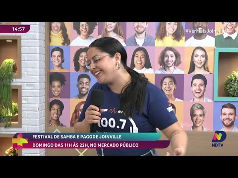 Show de pagode faz parte das celebrações do aniversário de Joinville em local turístico