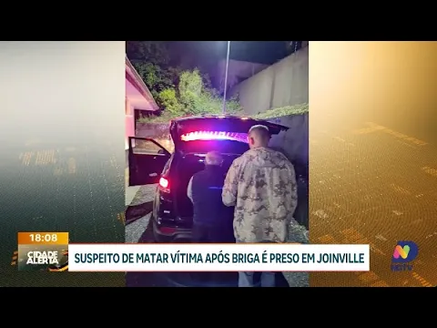 Homem acusado de homicídio em Joinville é detido pela Polícia Civil
