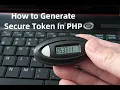How to generate secure Token in PHP