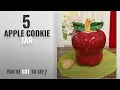 Download Lagu Best Apple Cookie Jar [2018]: Red Apple Kitchen Decor Cookie Jar Canister