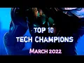 MCOC Top 10 Tech Champions Marvel Contest of Champions Best Tech Champions March 2022