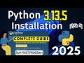 How to Install Python 3 13 5 on Windows 2025 Update Latest Python Installation
