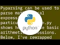Evaluating a mathematical expression in a string