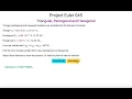 Project Euler 045 - Triangular Pentagonal and Hexagonal