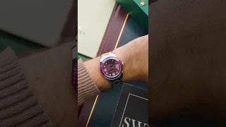 Rolex Pearlmaster White Gold Sapphire Bezel Mens Watch 86349 L SwissWatchExpo 