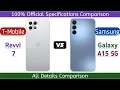 T-Mobile Revvl 7 5G Vs Samsung Galaxy A15 5G