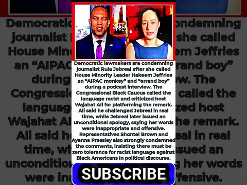 Rula Jebreal SLAMMED by Democrats Over Hakeem Jeffries “Monkey” Comment!