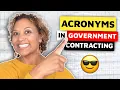 Understand Terms Acronyms In Government Contracting