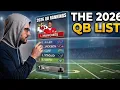 Ranking Every Starting QB For The 2026-2027 Season