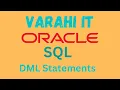 VARAHI IT - Oracle SQL