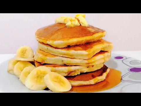 Download MP3 Banana Pancakes Recipe | How to make Banana Pancakes ASMR