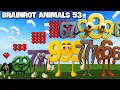 Lagu BRAINROT AI ANIMALS 53 + IMMORTAL CHALLENGE In Minecraft