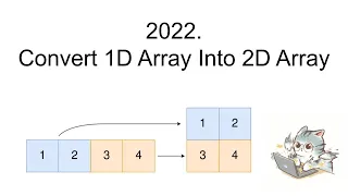 24 2022 Convert 1D Array Into 2D Array