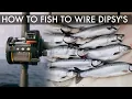 How To Fish Wire Dipsy Rods For Lake Michigan Salmon Fishing