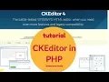 How to add CKEditor with PHP - Article Editor easy to use Open Source Editor for PHP