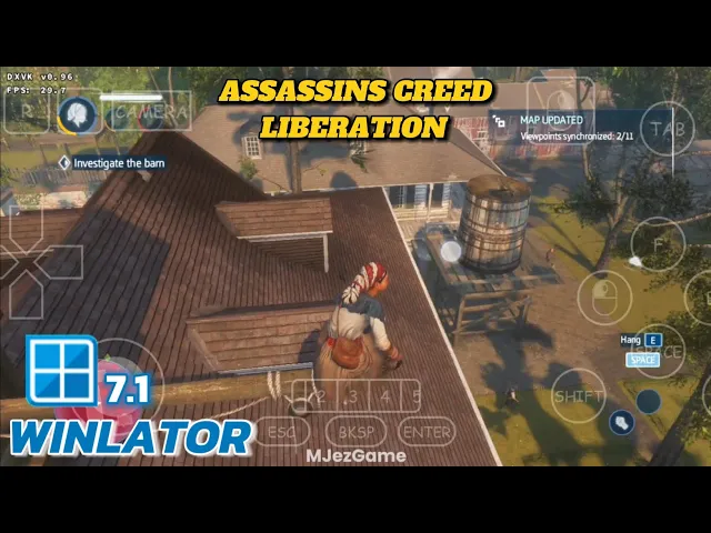Winlator - Gameplay Assassin's Creed Liberation HD - Windows