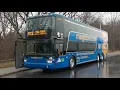 FULL BUS JOURNEY MegaBus Route M22 Ride to NYC